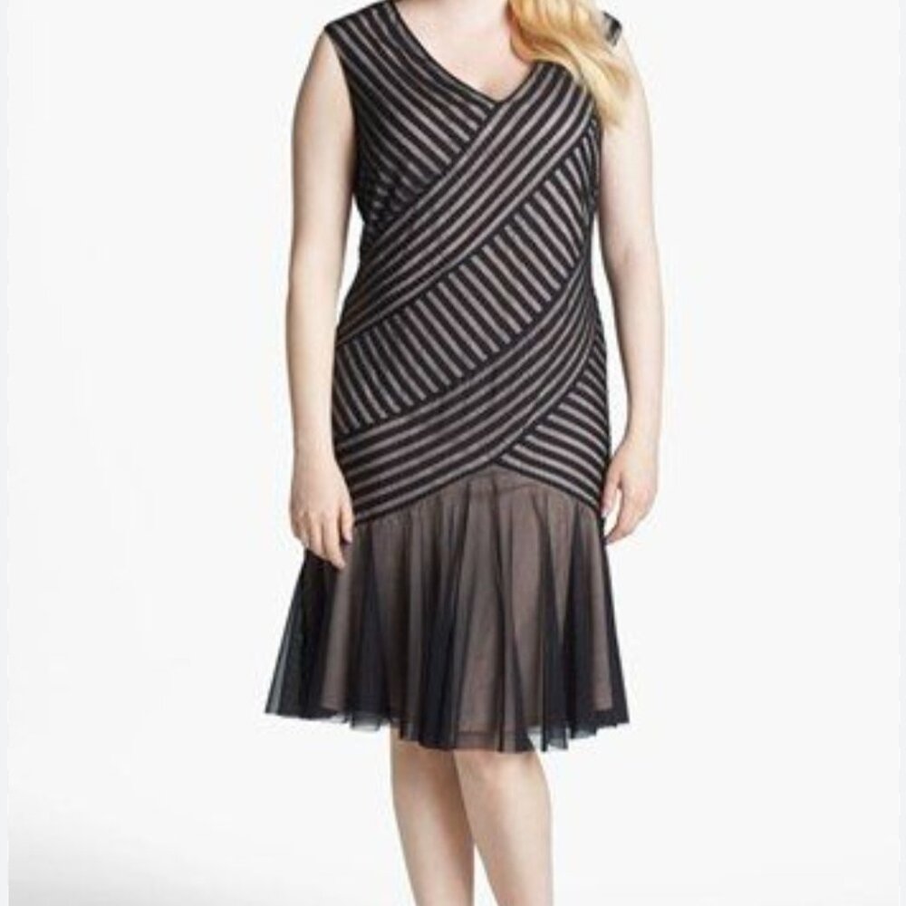 Women's V-Neck Classic Cocktail Dress